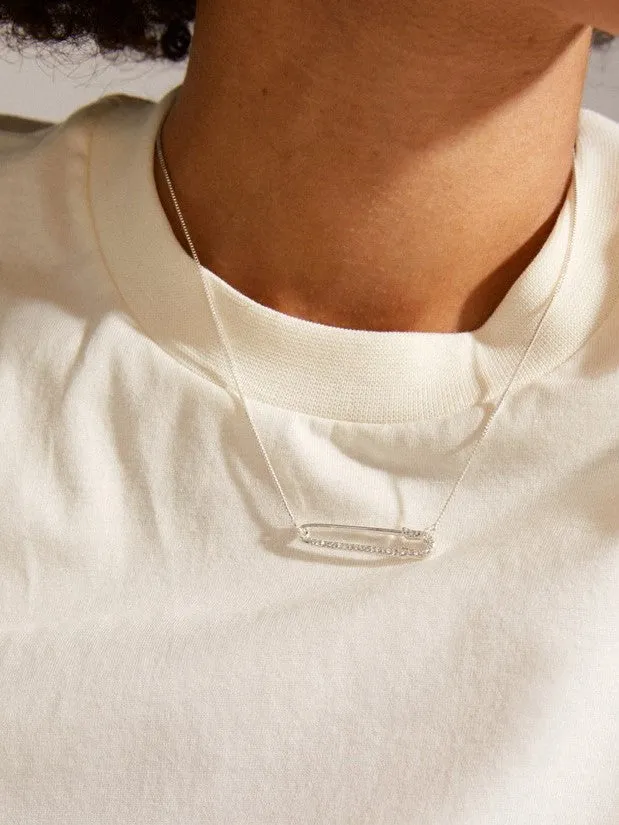 HANNA SCHÖNBERG x PILGRIM Safety Pin Necklace