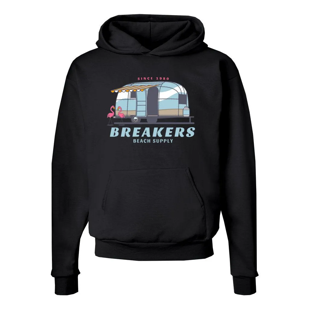 Happy Camper - Unisex Ecosmart Hooded Sweatshirt