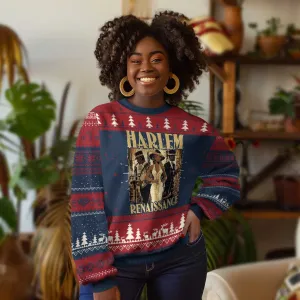 Harlem Renaissance Ugly Christmas Sweater 1920s Art Black History Month TS09