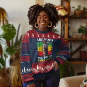 Harriet Tubman Ugly Christmas Sweater Leading The Way To Freedom Black History TS09