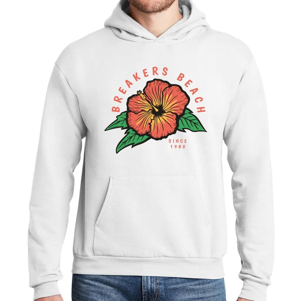 Hibiscus - Unisex Ecosmart Hooded Sweatshirt
