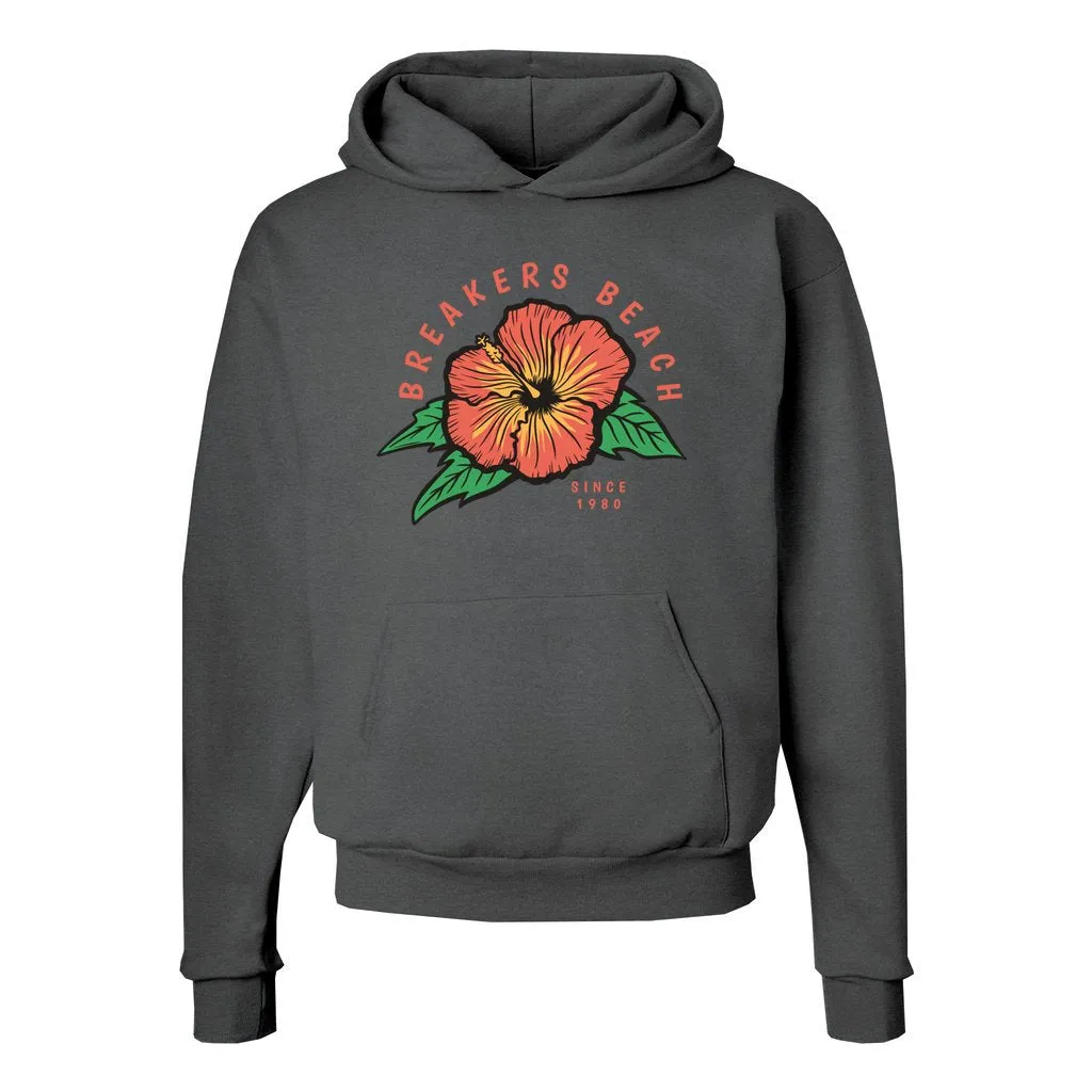 Hibiscus - Unisex Ecosmart Hooded Sweatshirt