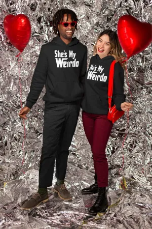 His Weirdo Her Weirdo Matching Hoodies