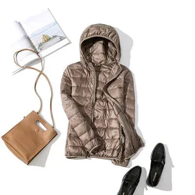 Hooded Aylin Jacket for Warm Autumn Weather