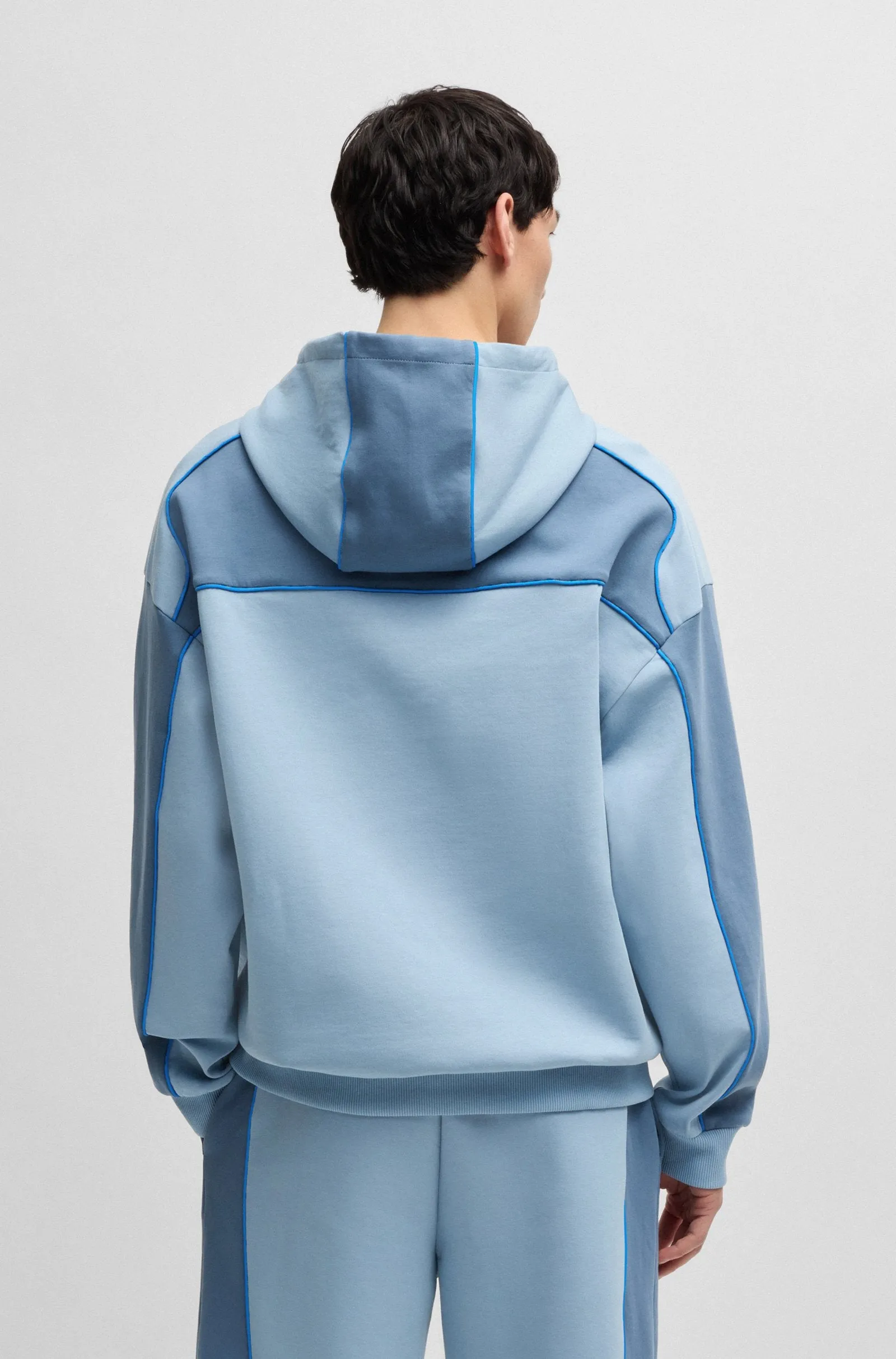 HUGO Hoodies Oversize Fit in Cotton Mix - DILVERSTON_RB 10267272 01-50542808