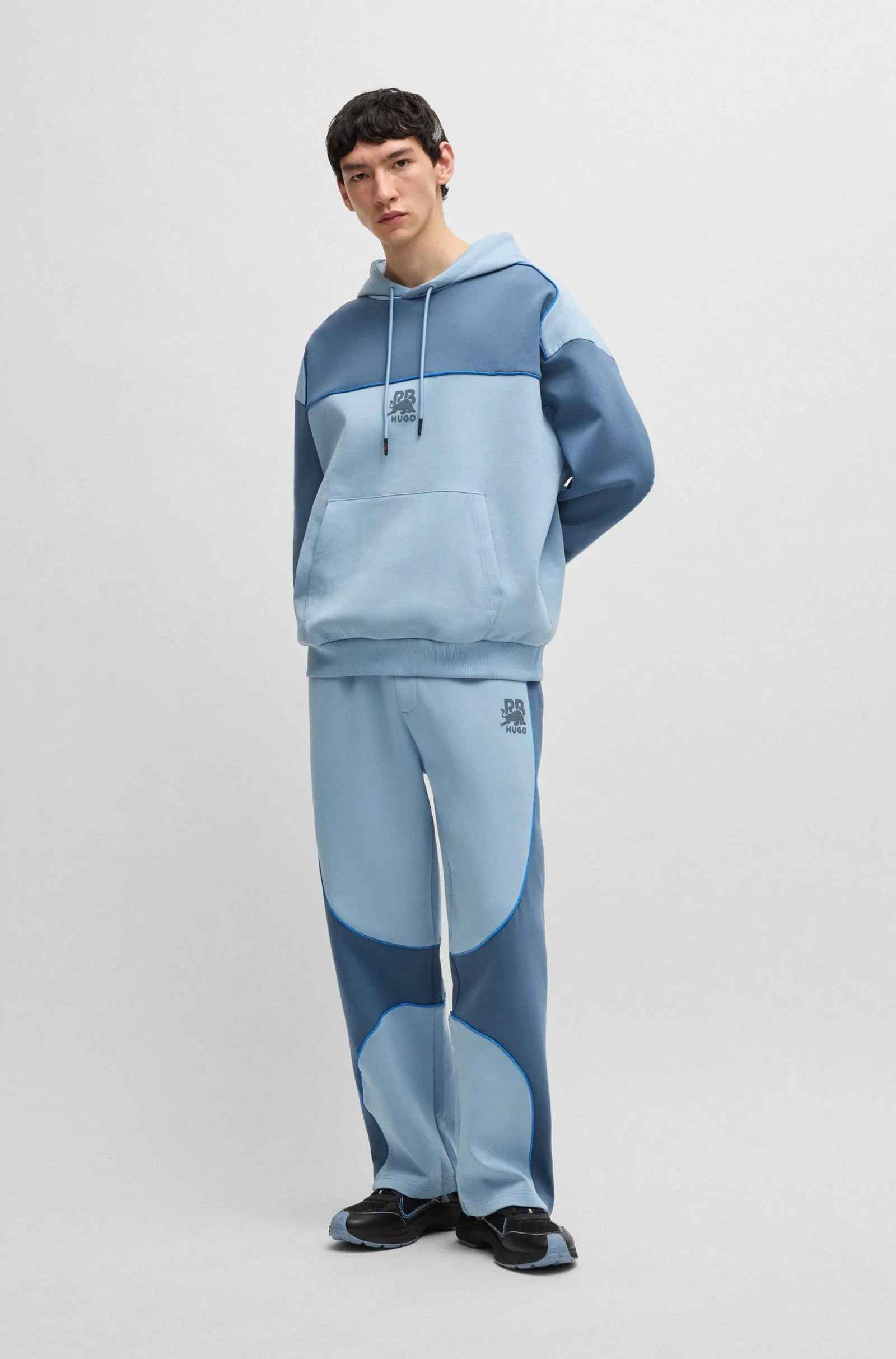 HUGO Hoodies Oversize Fit in Cotton Mix - DILVERSTON_RB 10267272 01-50542808