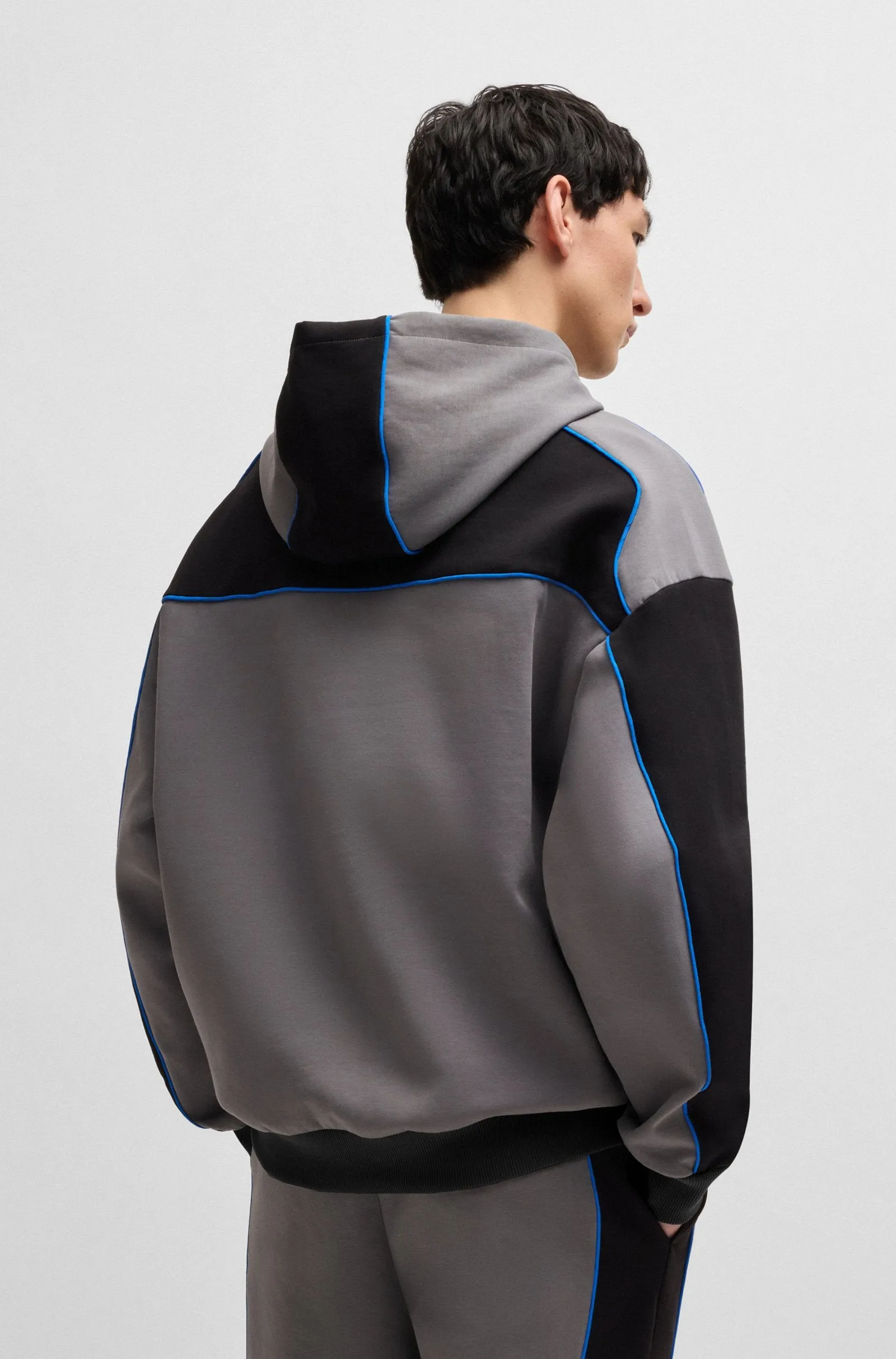 HUGO Hoodies Oversize Fit in Cotton Mix - DILVERSTON_RB 10267272 01-50542808