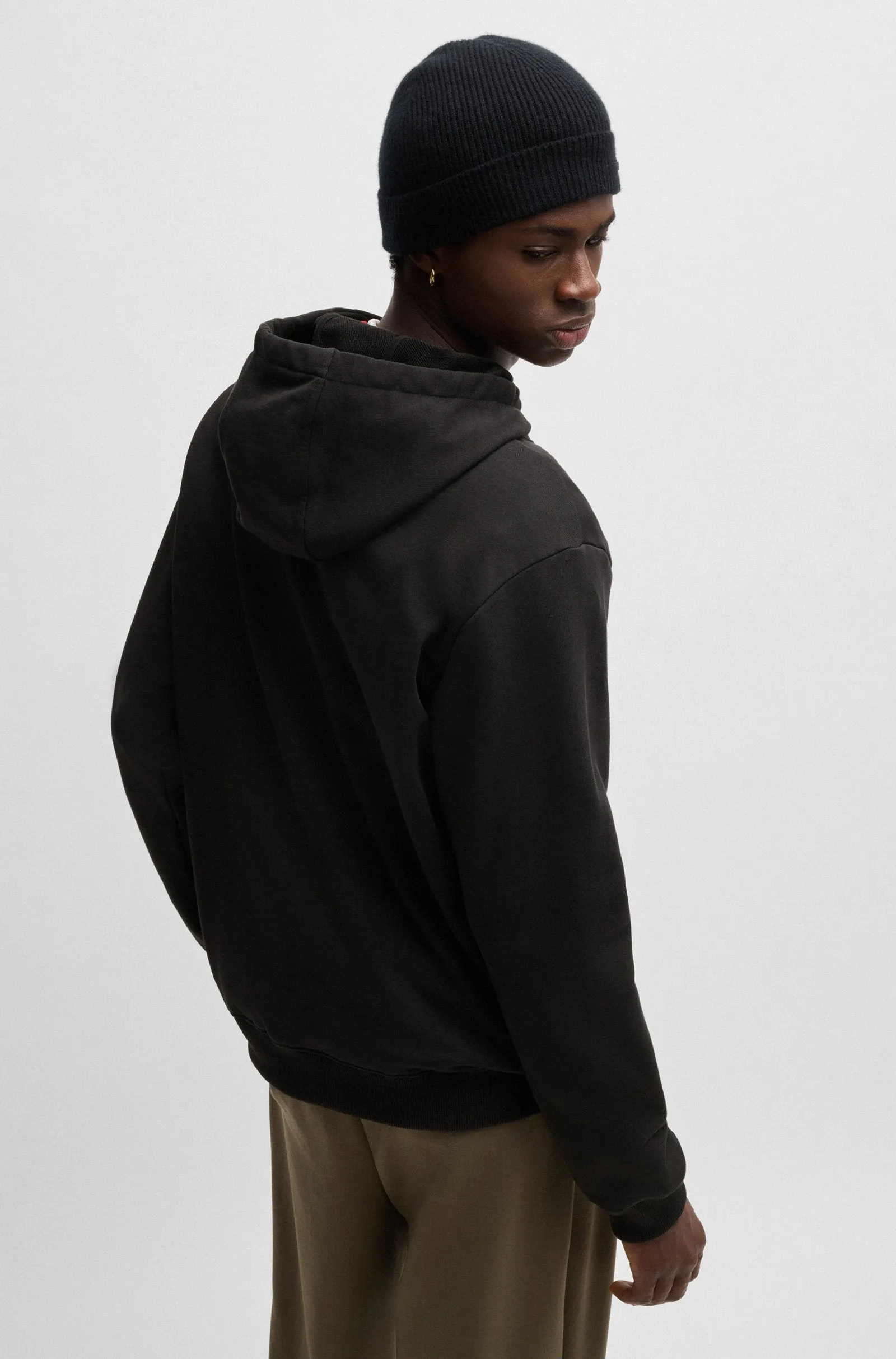 HUGO Hoodies Regular Fit in Cotton - DIMONIHOOD 10249110 01-50520159