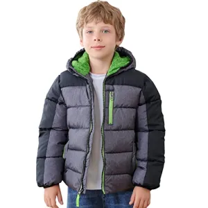HZXVic Boys' Hooded Winter Coat