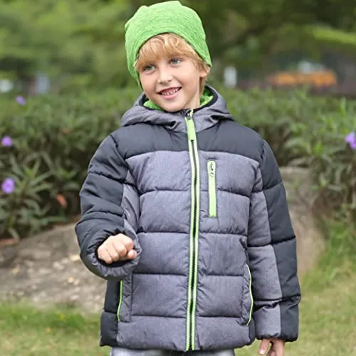 HZXVic Boys' Hooded Winter Coat