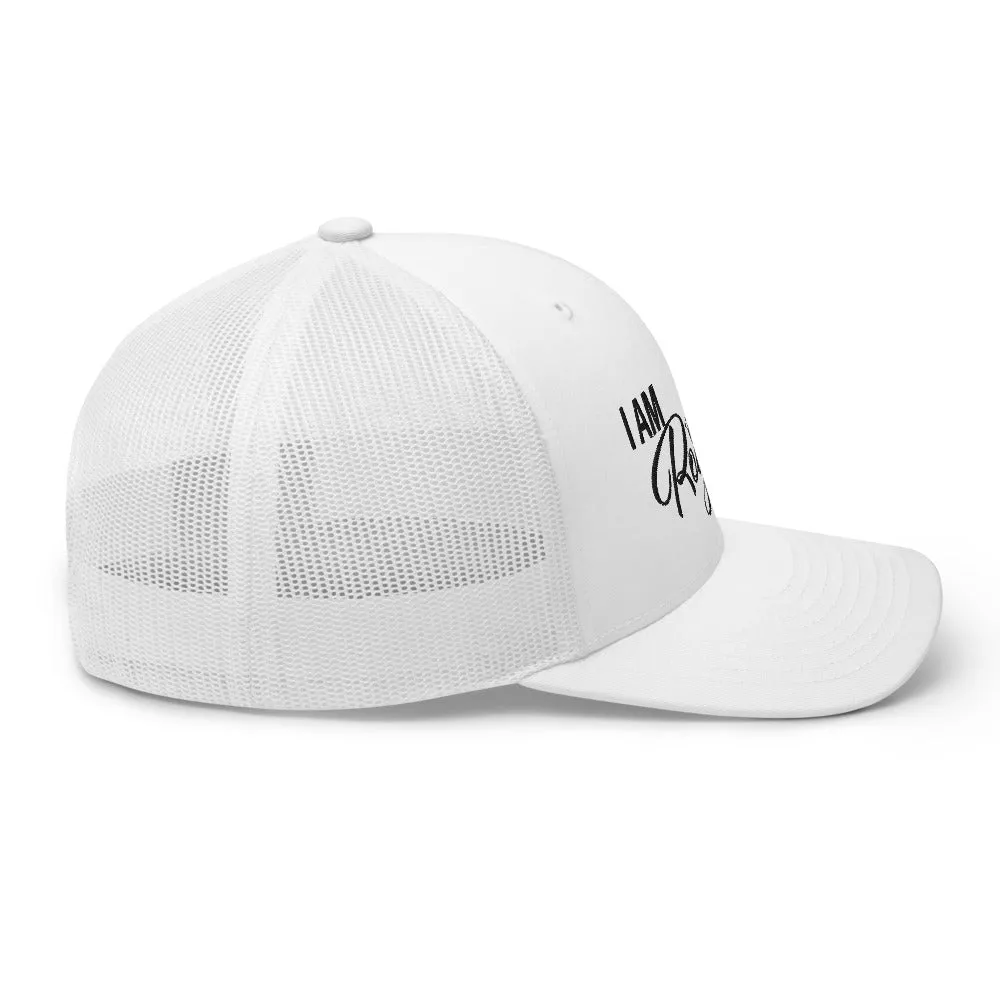 I AM Royalty (White/ Black Trucker Cap)