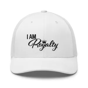I AM Royalty (White/ Black Trucker Cap)