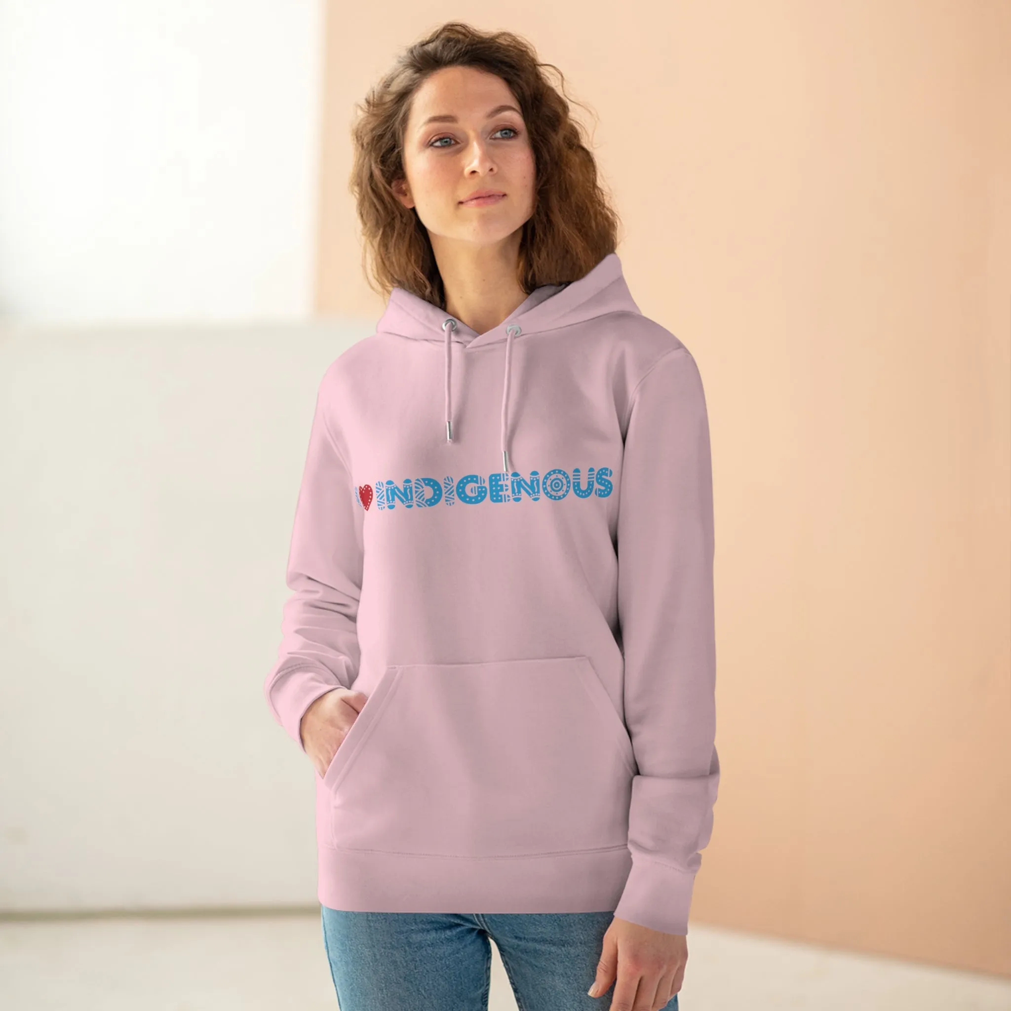 I ❤️ Indigenous | Cruiser Hoodie | Unisex | Eco Friendly