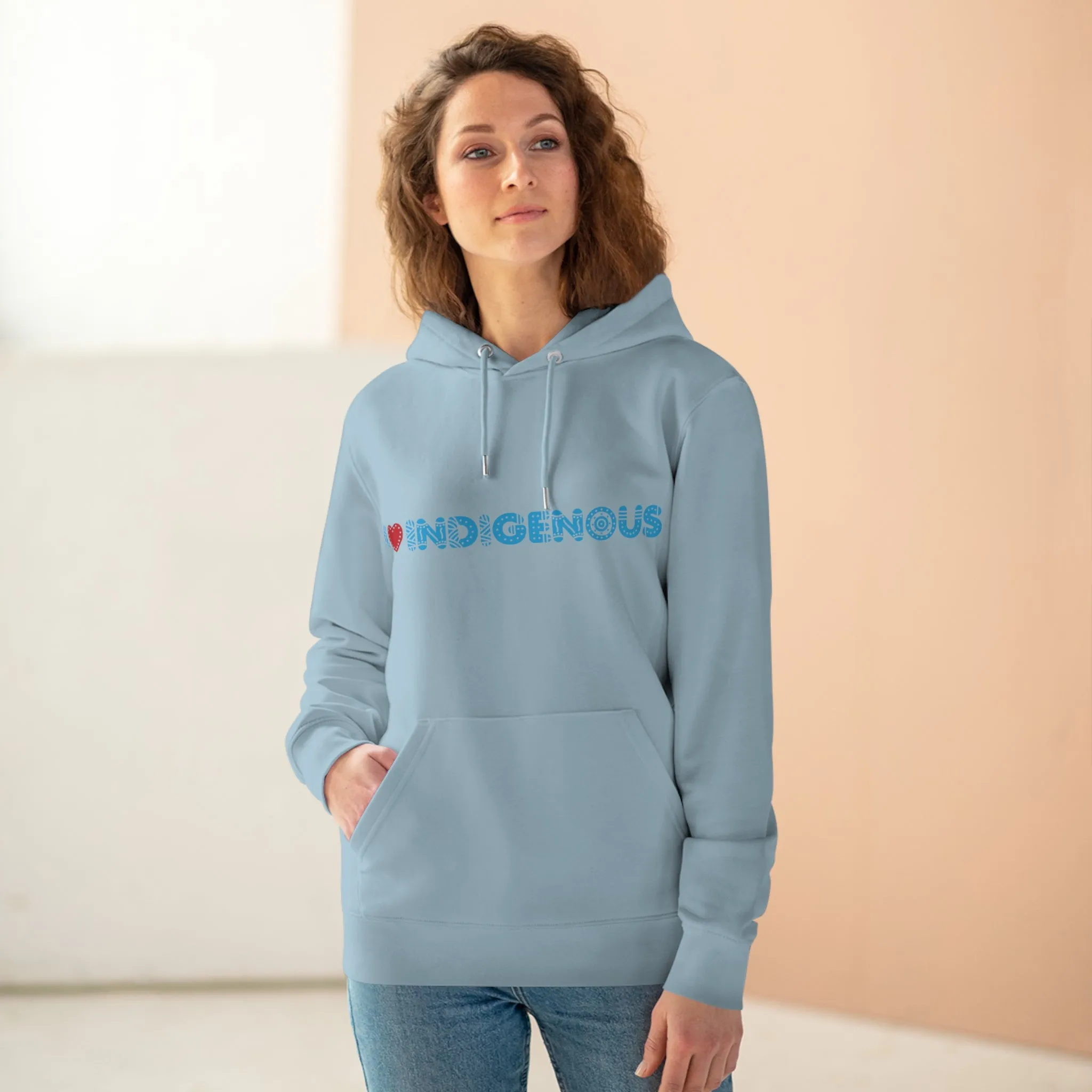 I ❤️ Indigenous | Cruiser Hoodie | Unisex | Eco Friendly