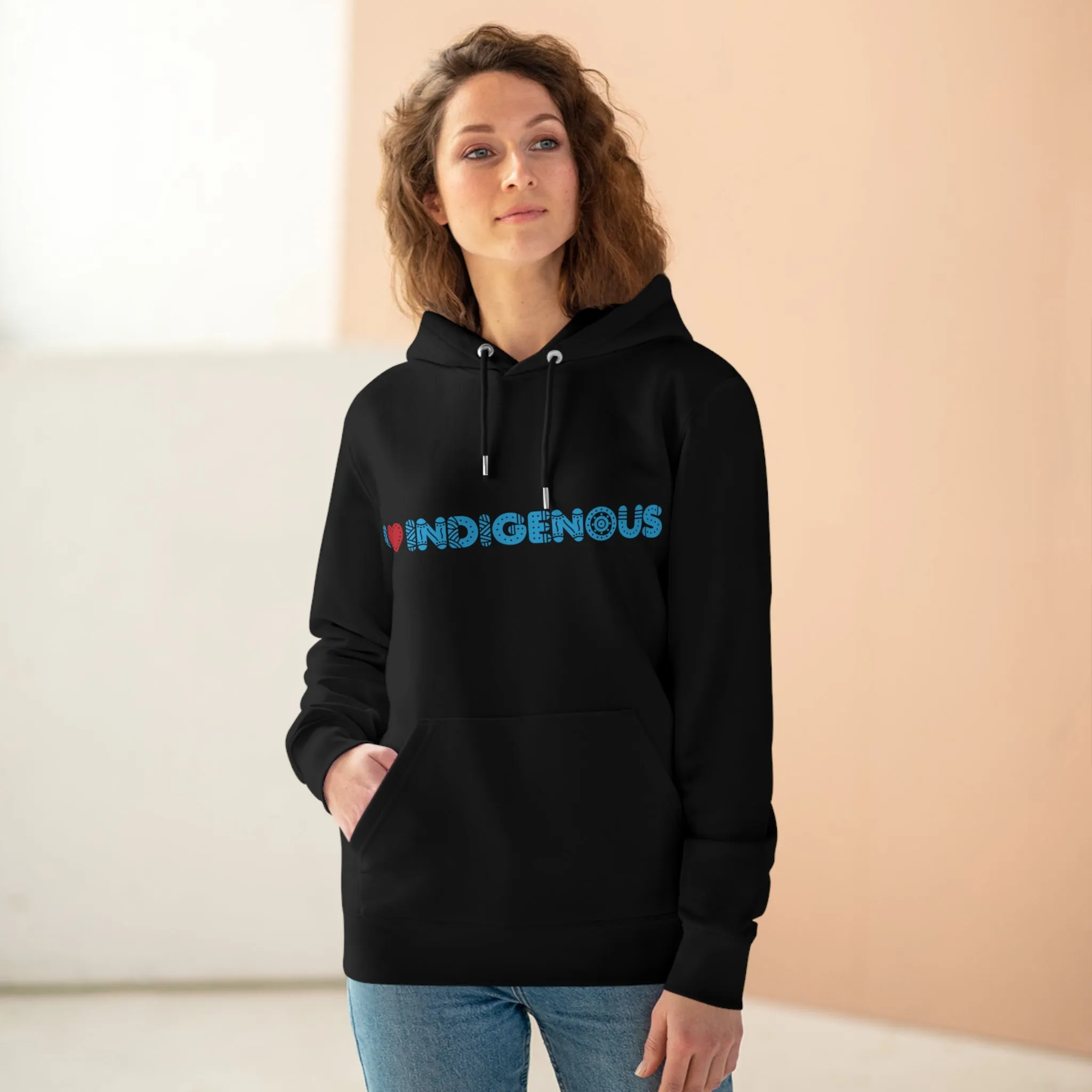 I ❤️ Indigenous | Cruiser Hoodie | Unisex | Eco Friendly