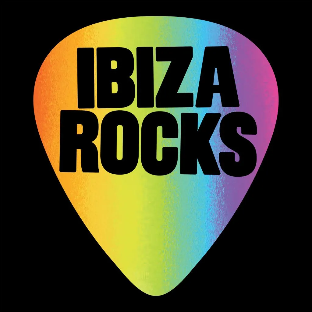 Ibiza Rocks Shimmer Rainbow Logo Women’s Trigger Iconic Hoodie