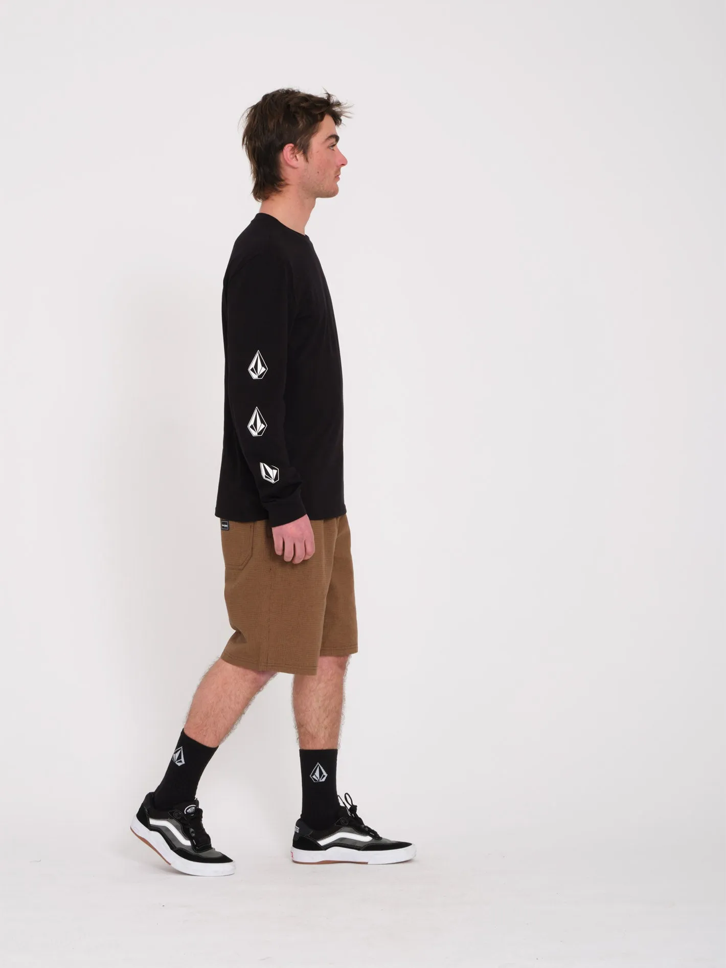Iconic Stone T-Shirt - BLACK