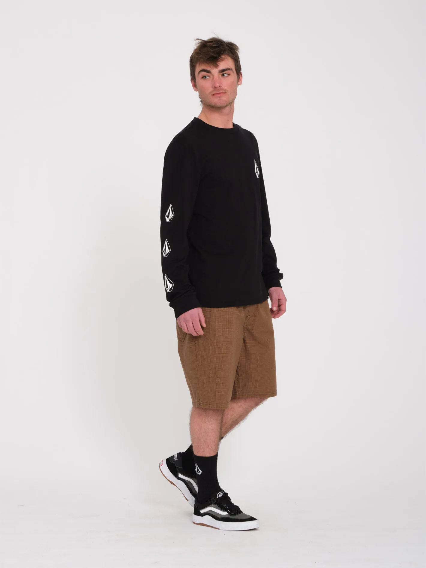 Iconic Stone T-Shirt - BLACK