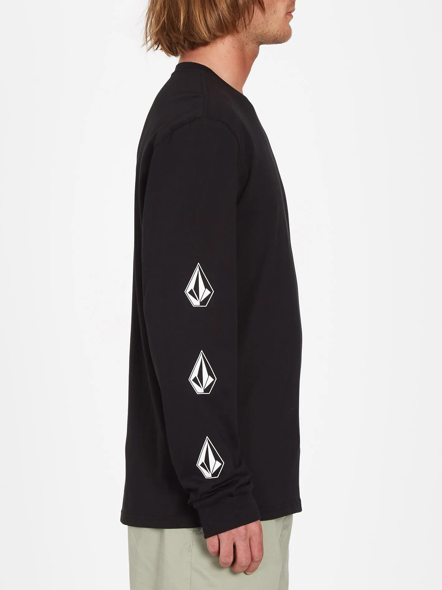 Iconic Stone T-Shirt - BLACK
