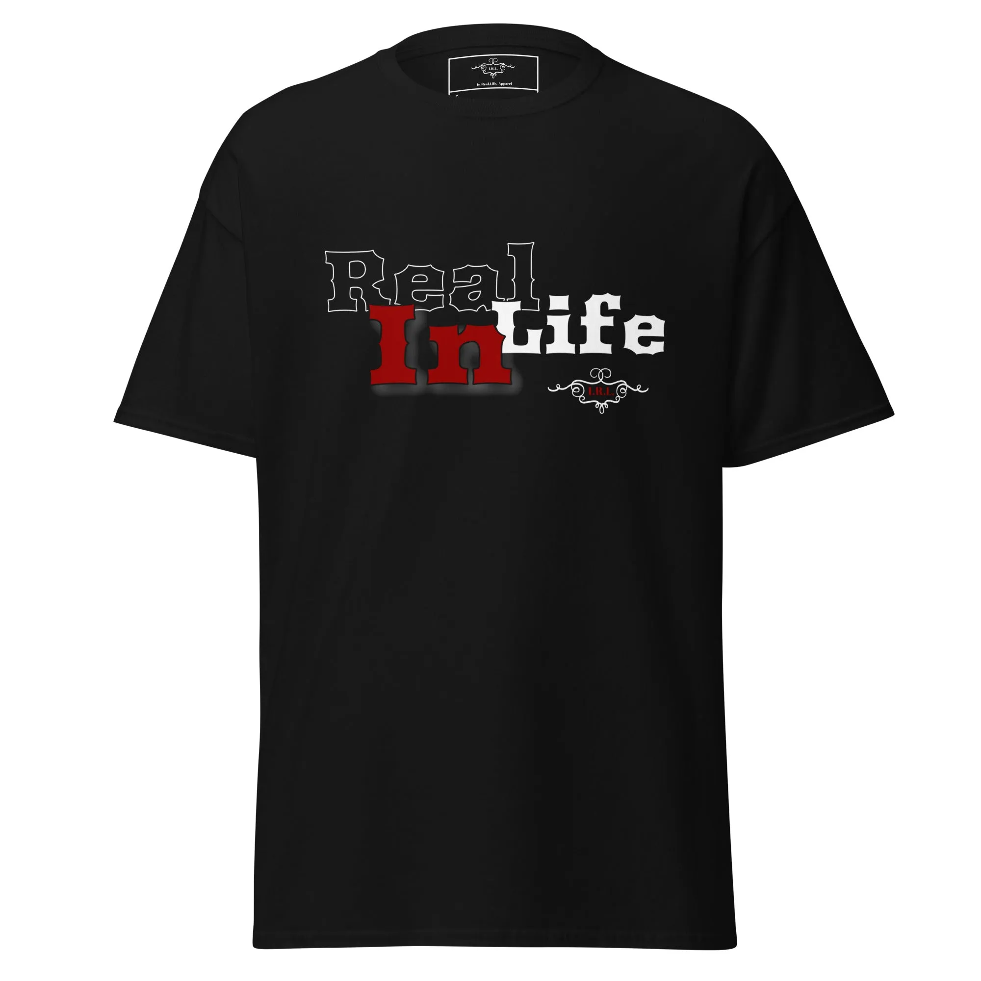 IRL Black/Red Classic Tee