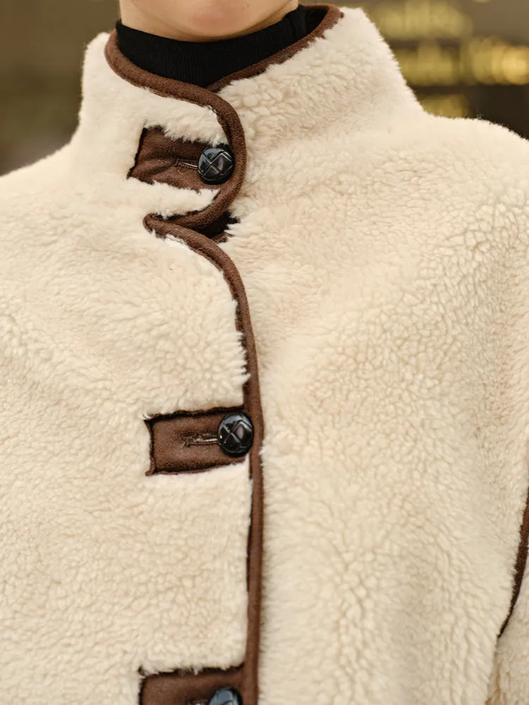 Isabella Button Down Sherpa Jacket
