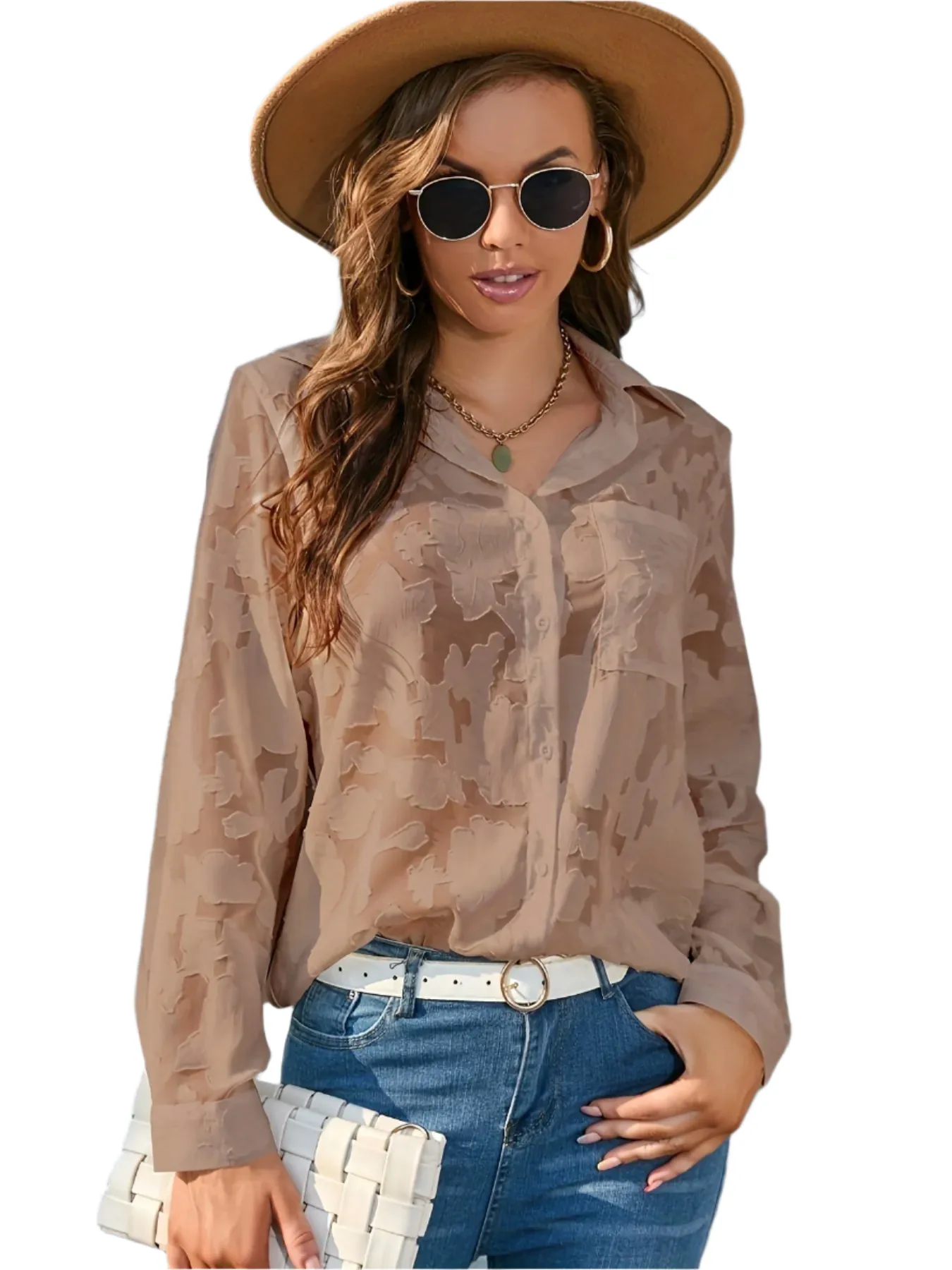 Isabella – Timeless Textured Women’s Blouse