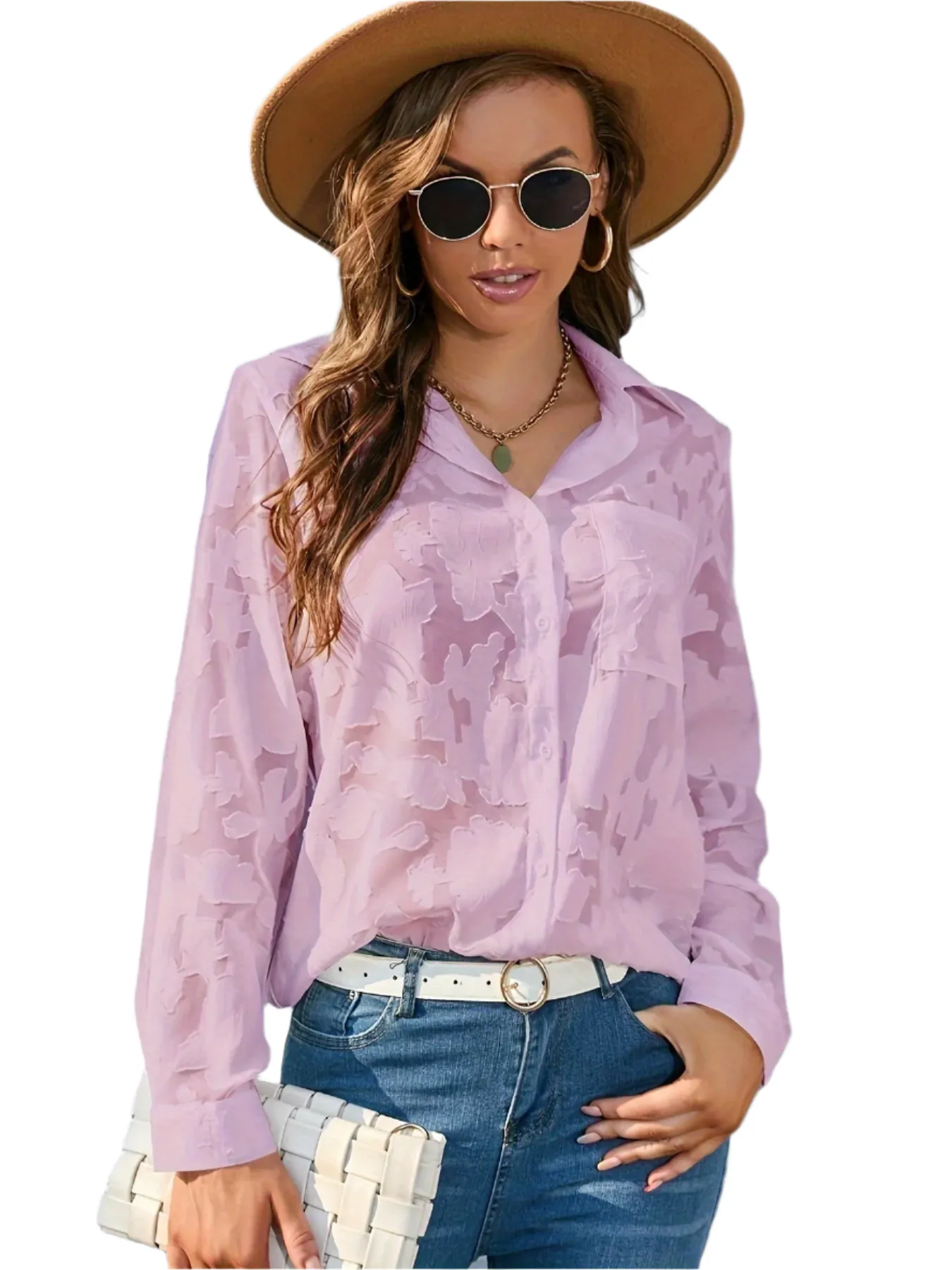 Isabella – Timeless Textured Women’s Blouse
