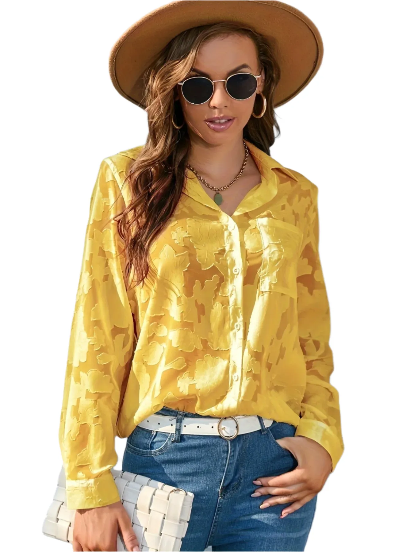 Isabella – Timeless Textured Women’s Blouse