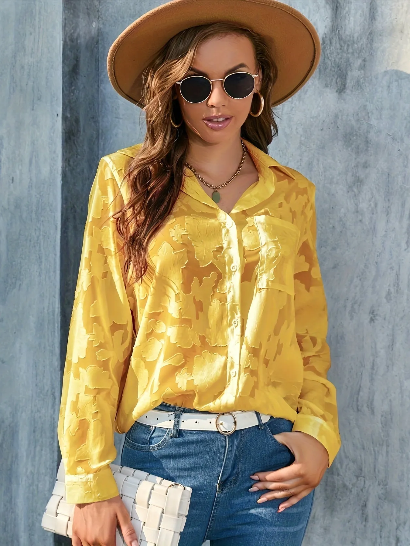 Isabella – Timeless Textured Women’s Blouse