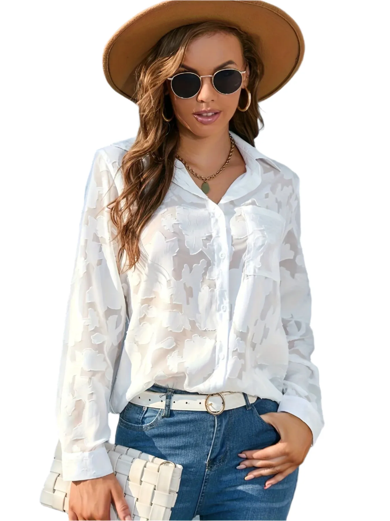 Isabella – Timeless Textured Women’s Blouse