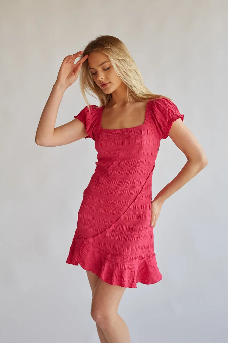 Jenna Puff Sleeve Mini Dress