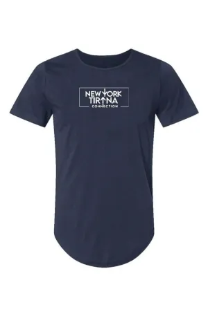 Jersey Curved Hem Tee_NY TIA Navy Blue