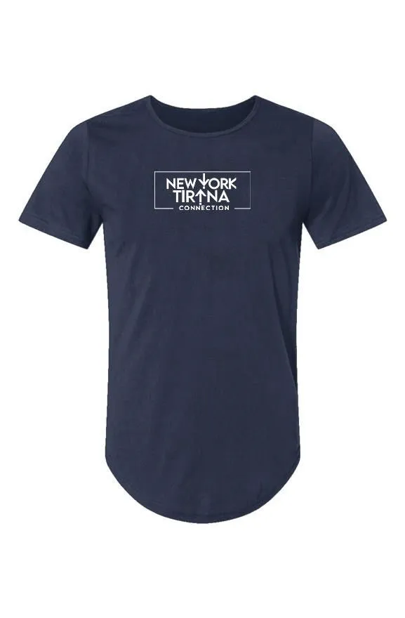 Jersey Curved Hem Tee_NY TIA Navy Blue
