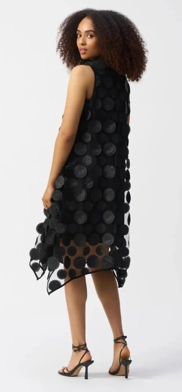Joseph Ribkoff textured spot dress