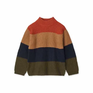 Jumper Stehkragen-Strickpullover aus 100% Bio-Wolle Modell: Cali