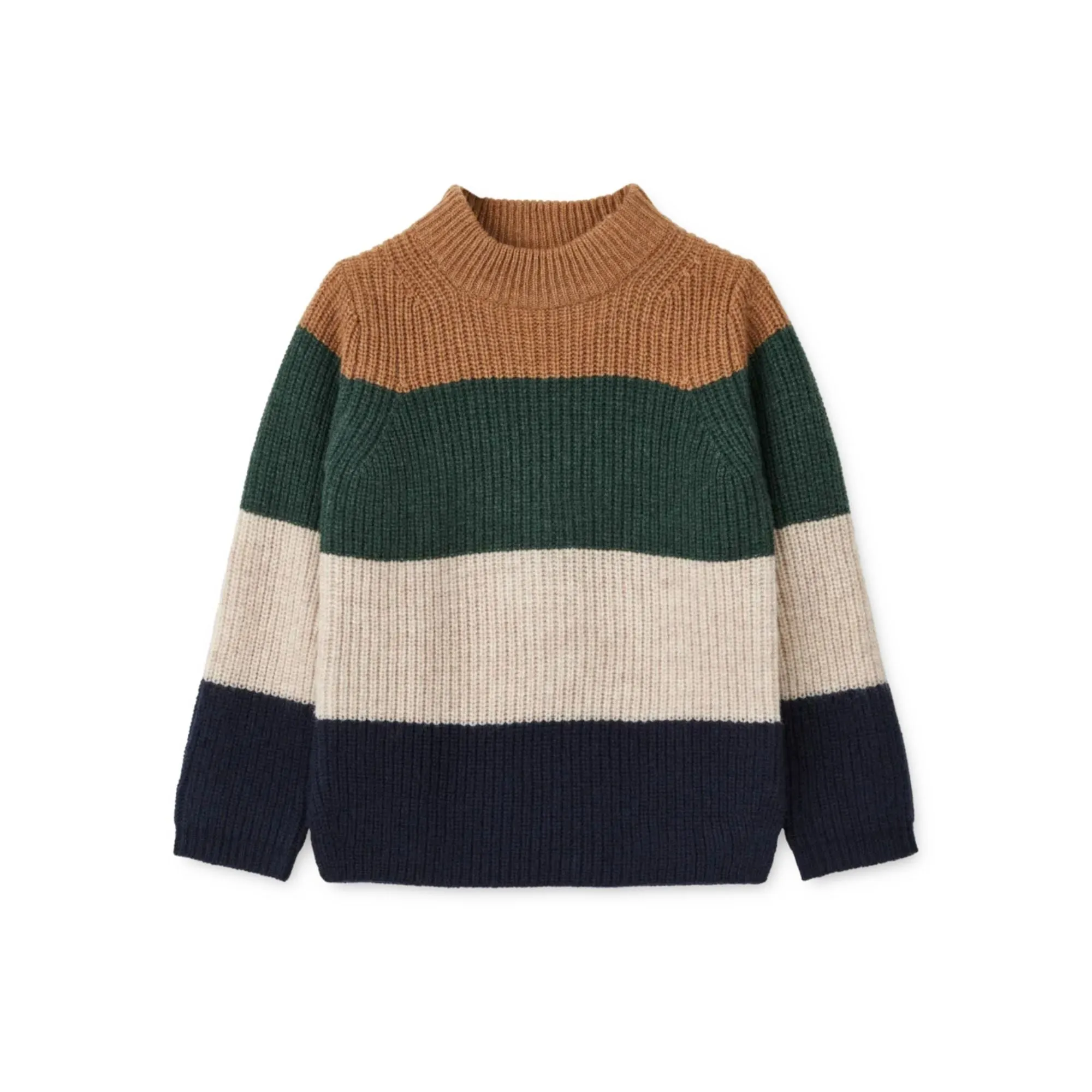 Jumper Stehkragen-Strickpullover aus 100% Bio-Wolle Modell: Cali