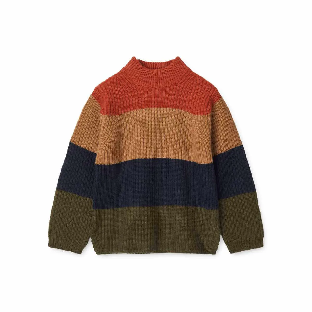 Jumper Stehkragen-Strickpullover aus 100% Bio-Wolle Modell: Cali