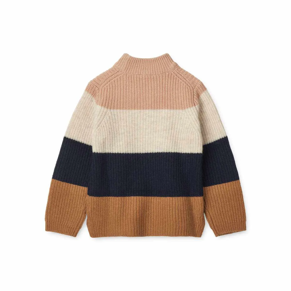 Jumper Stehkragen-Strickpullover aus 100% Bio-Wolle Modell: Cali