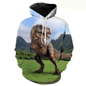 Jurassic Park 3D Print Hoodies