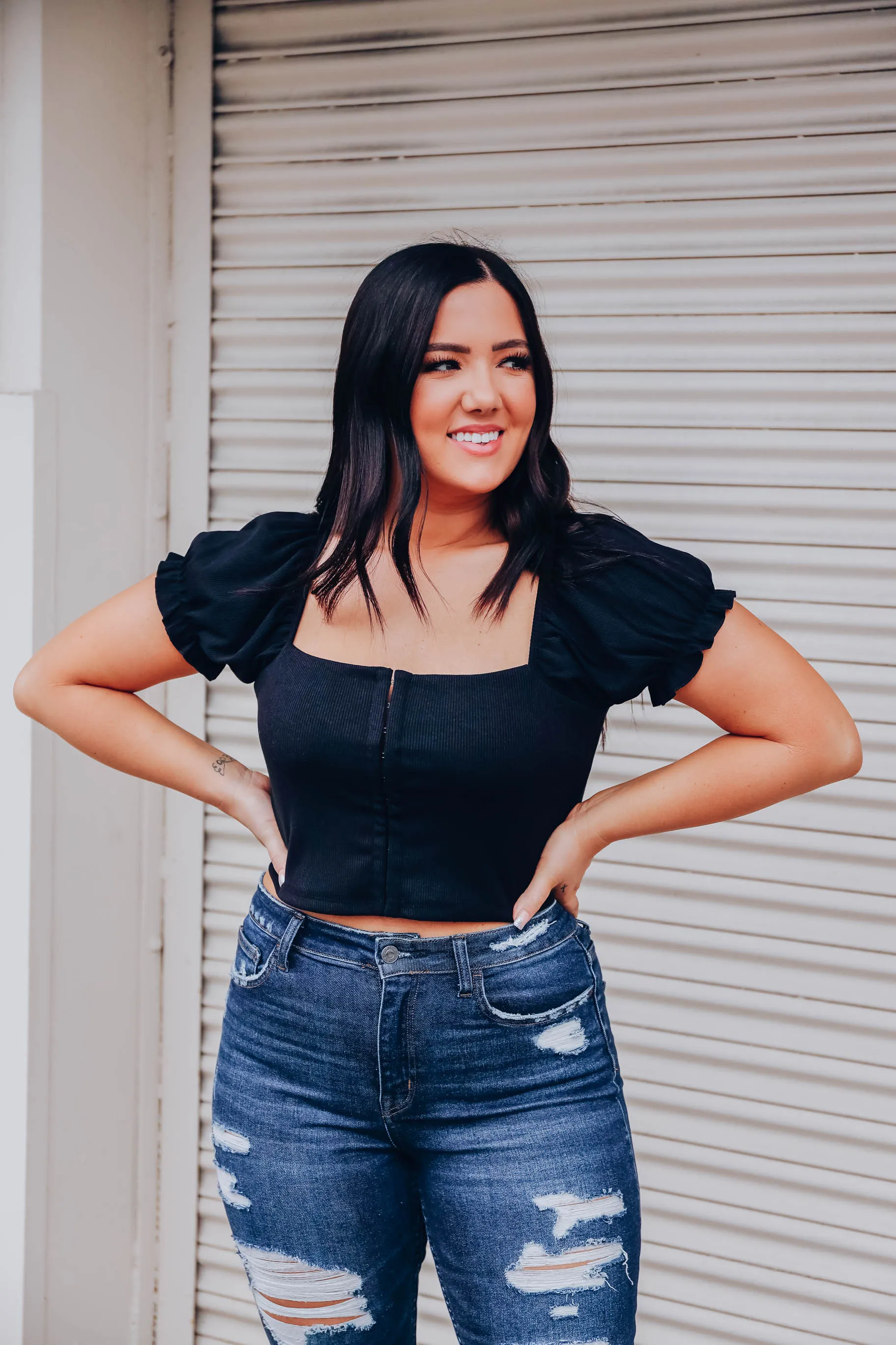 Kadence Crop Top - Black