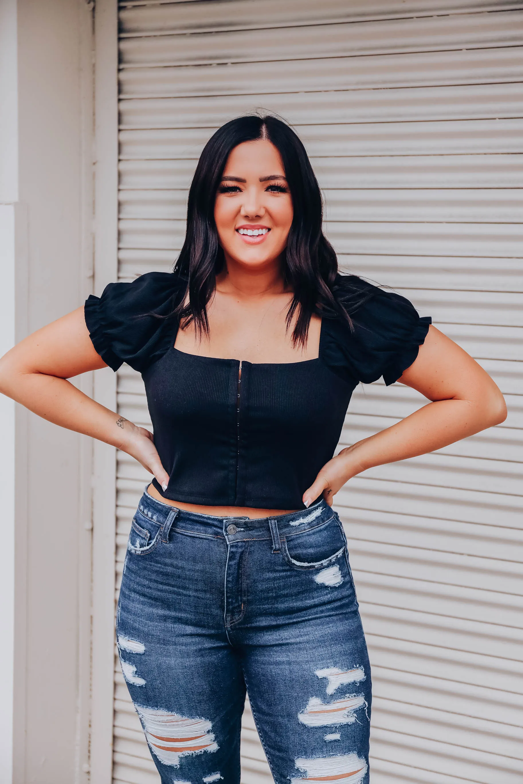 Kadence Crop Top - Black