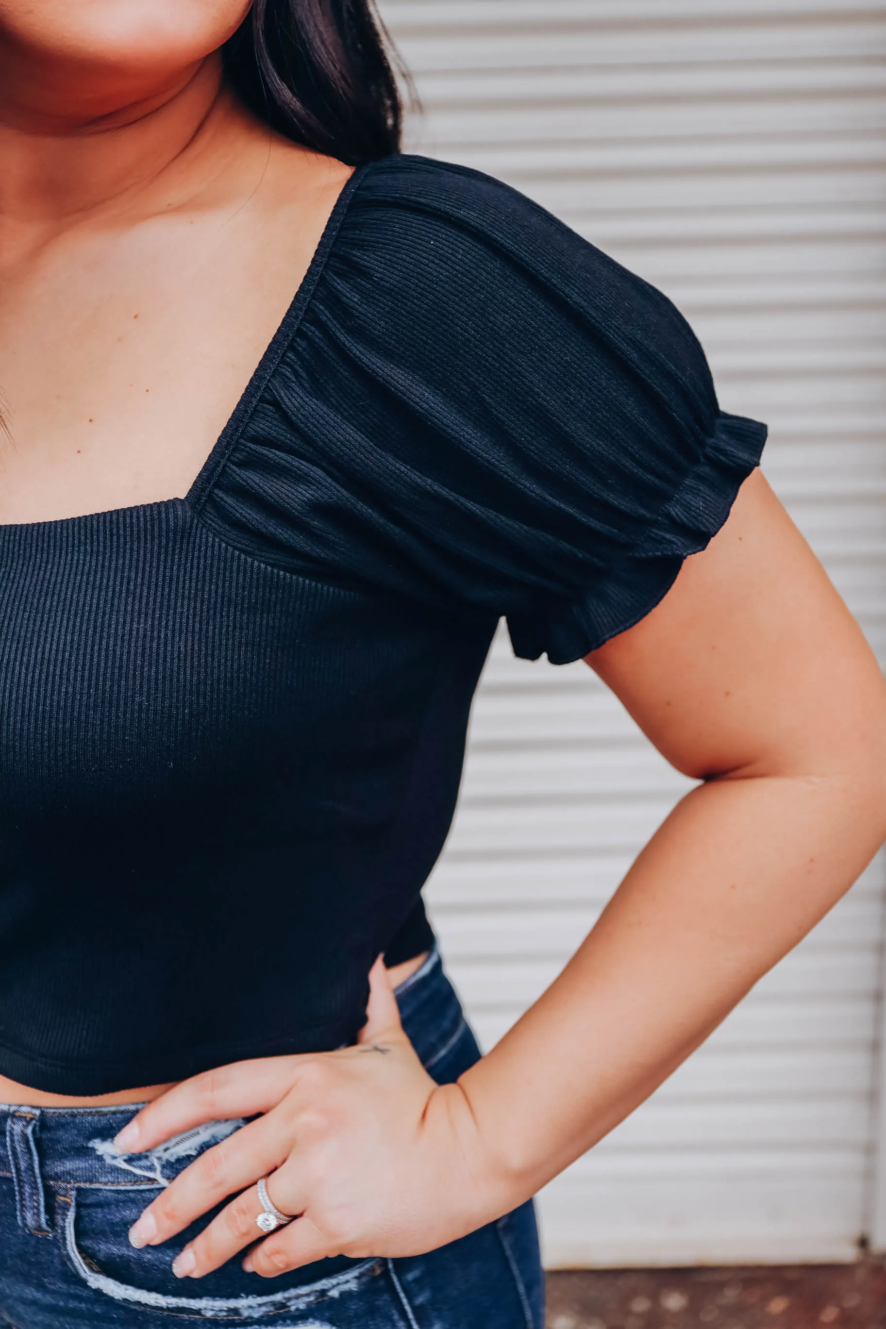 Kadence Crop Top - Black