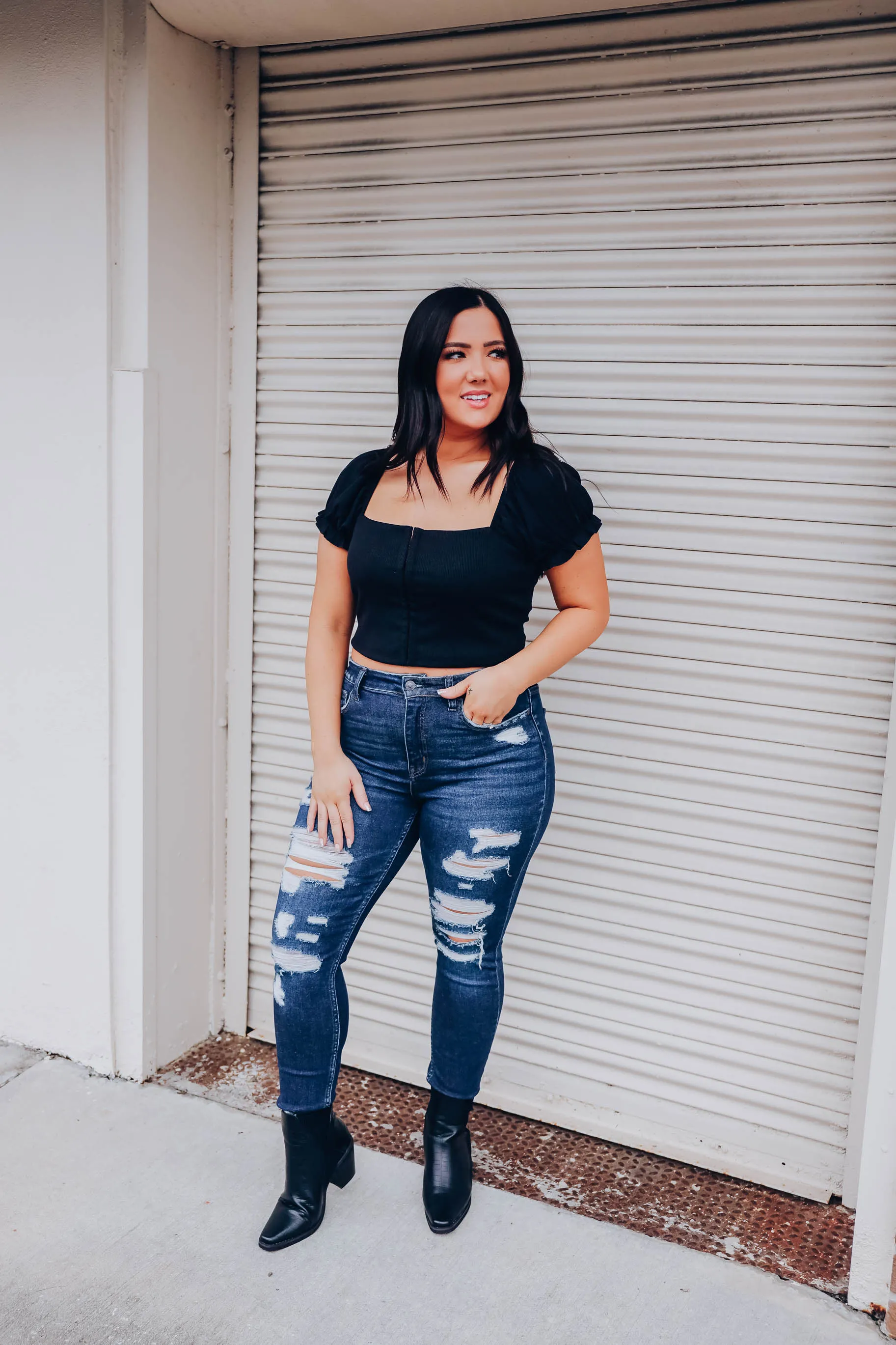 Kadence Crop Top - Black