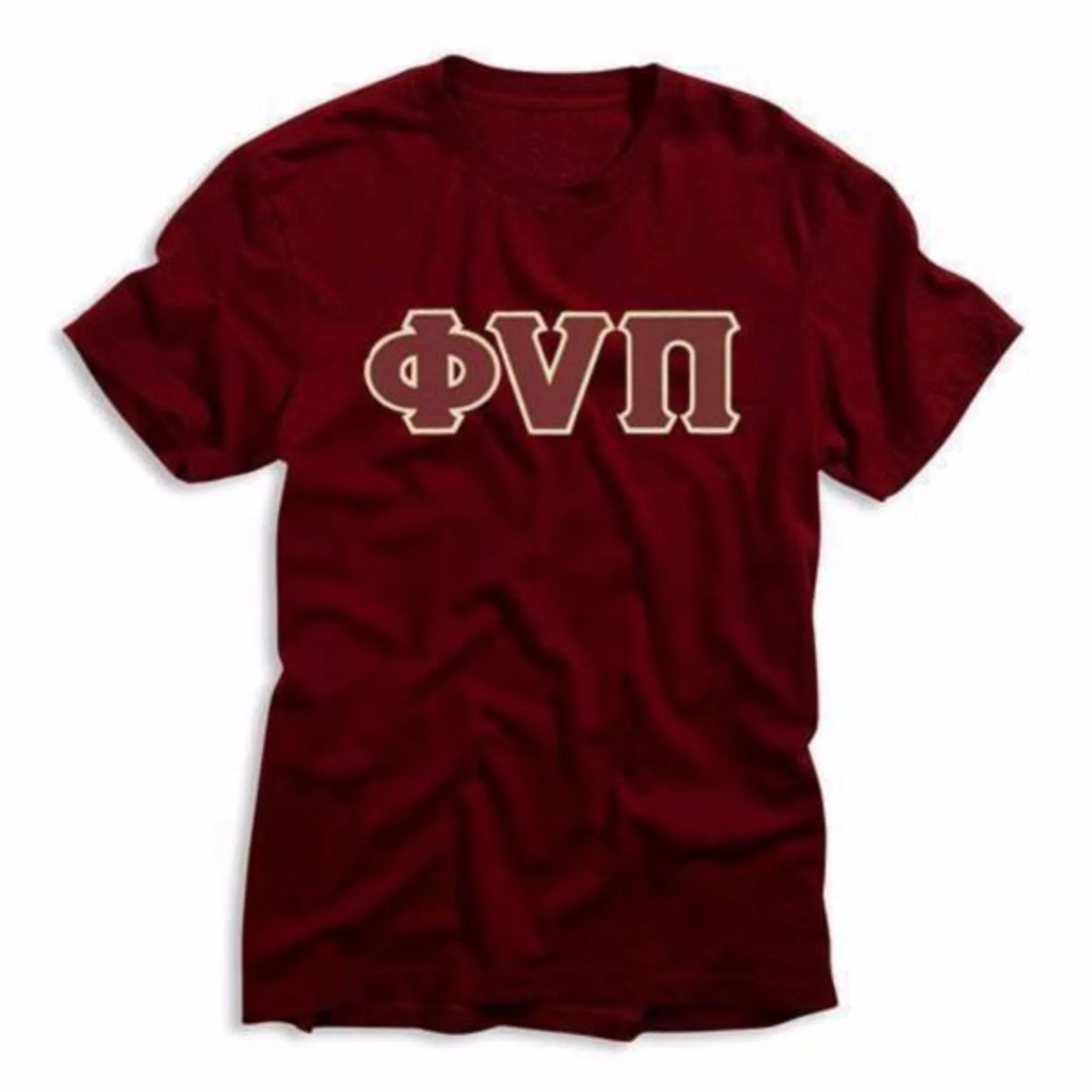 Kappa Alpha Psi Old Skool Phi Nu Pi 3-Letter Tee (Krimson or Maroon)