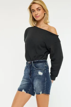 Kari High Rise Mid Shorts