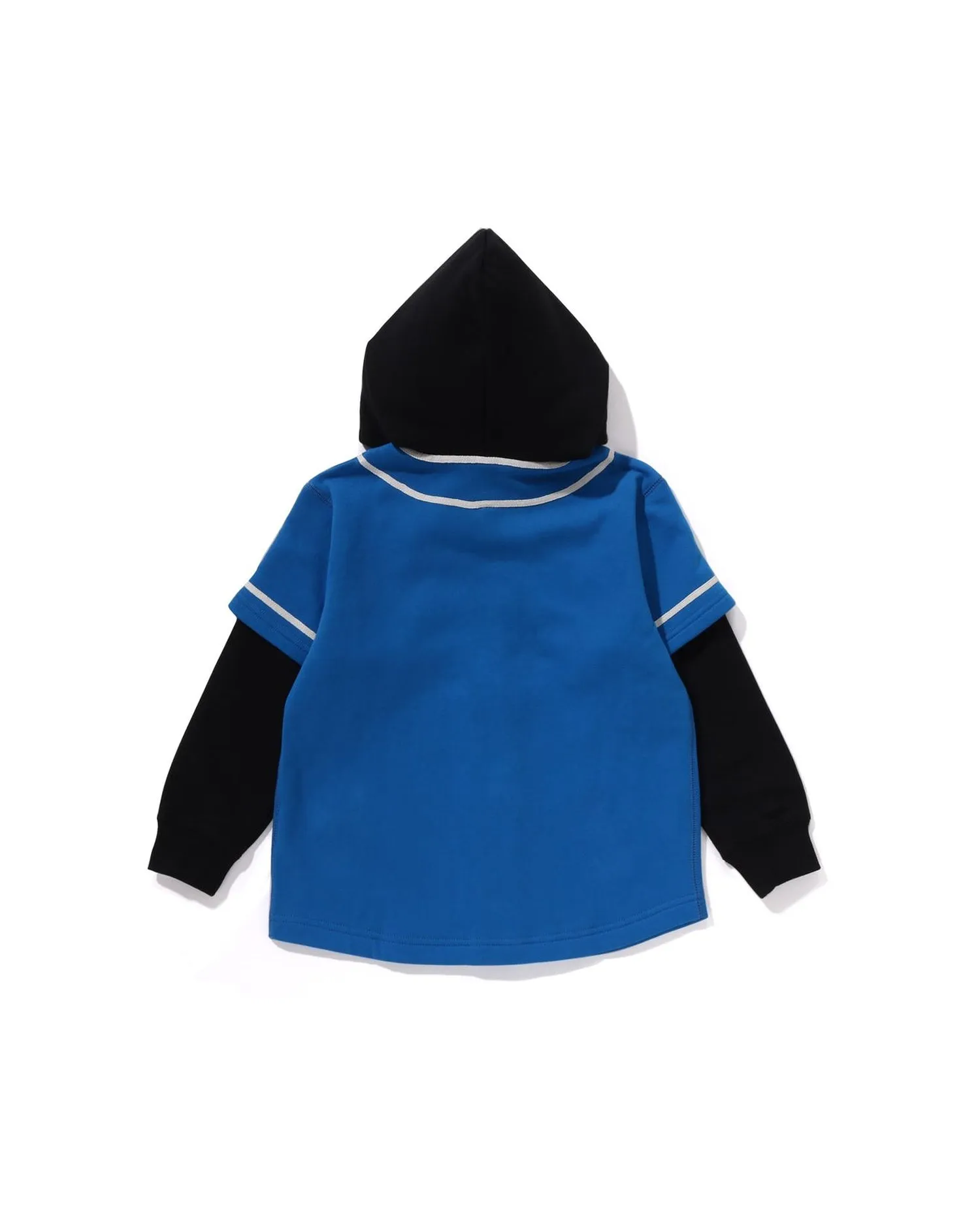 Kids BAPE Logo Layered Baseball Sweatshirt