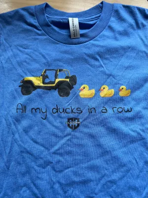 Kids Ducks in a Row T-Shirt