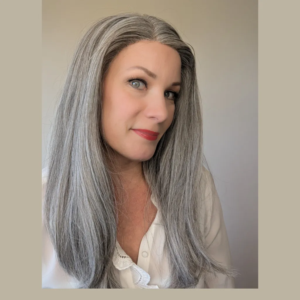 Lace Front Human Hair Wig | 14"/20" Light Grey