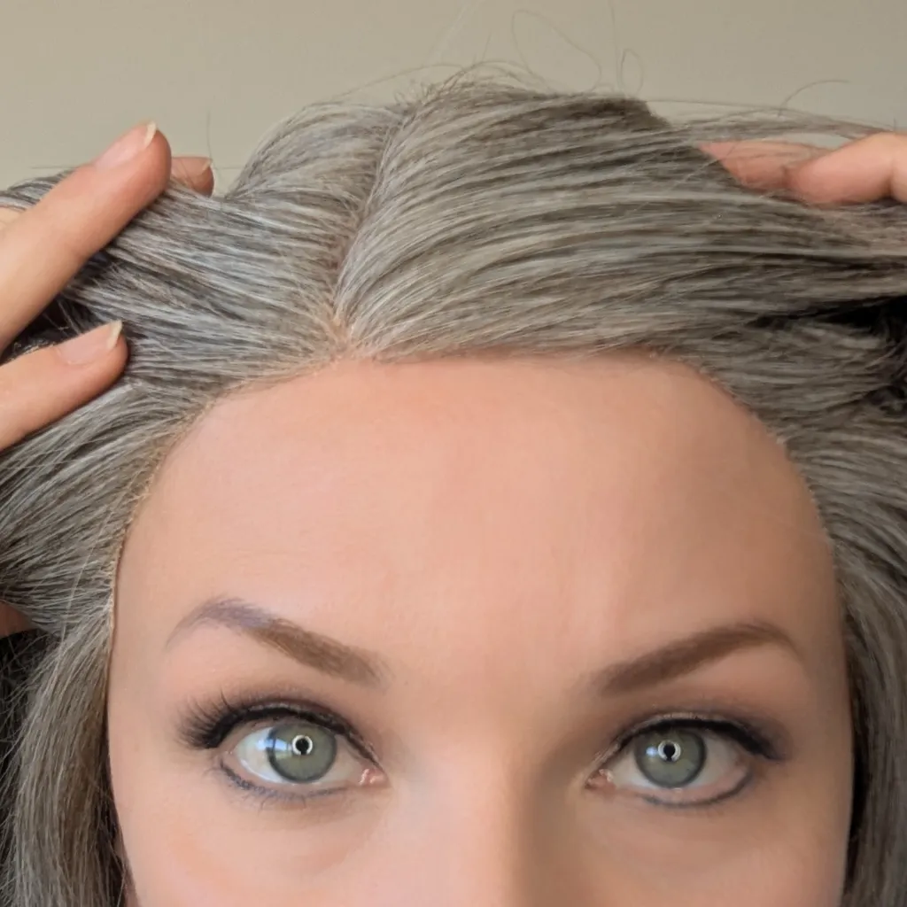 Lace Front Human Hair Wig | 14"/20" Light Grey