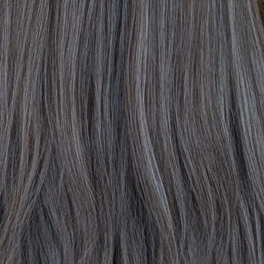 Lace Front Human Hair Wig | 14"/20" Light Grey